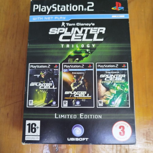 Splinter Cell Trilogy PS2 game, excellent condition