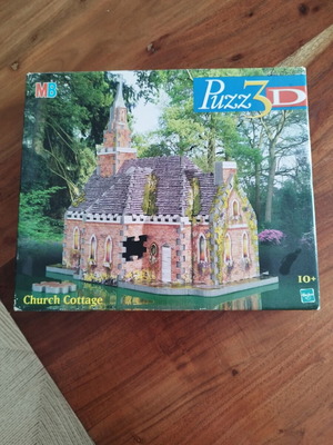 Puzz 3D Church Cottage vintage puzzle