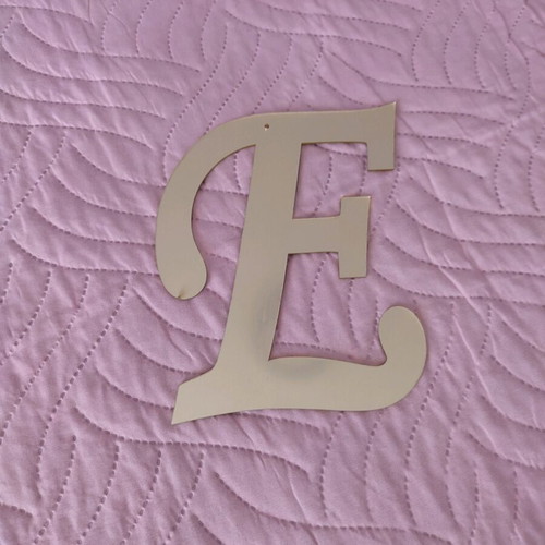 Gold Plexiglass Letter E Candy Bar like new