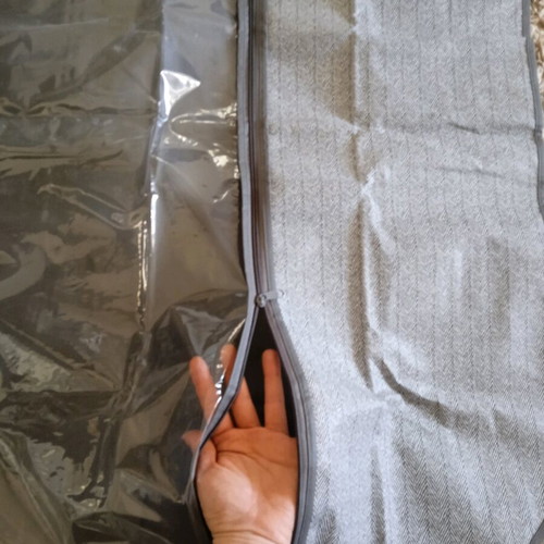 Clothes storage cover like new with hanger hole