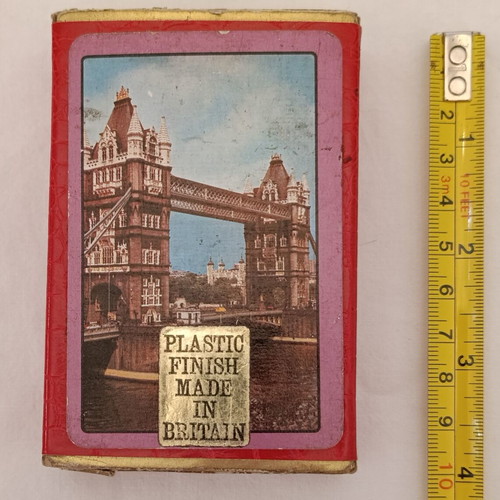 Waddingtons Tower Bridge playing cards used, complete, collectible