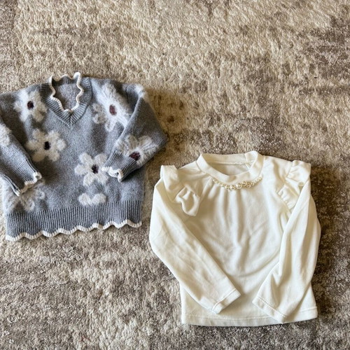 SHEIN velour sweater and blouse 86 cm like new