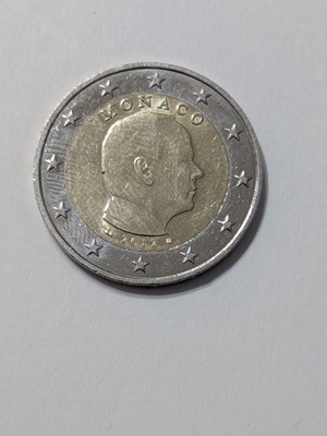 Collectible commemorative 2 euro coin Monaco 2012 like new