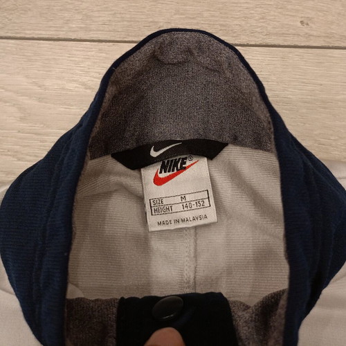 Nike Retro Sports Jacket used, 90s heritage style, XS, multicolor gray