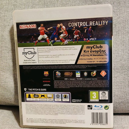 PES 2017 Pro Evolution Soccer PS3 used in very good condition