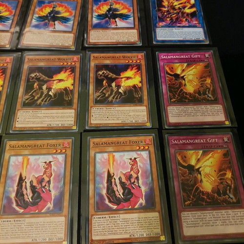 Salamangreat cards like new, set of 18 Yu-Gi-Oh