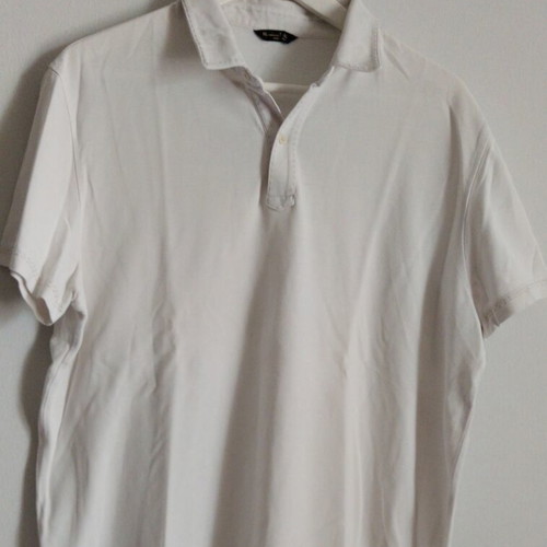 Massimo Dutti men's polo shirt like new, size L, white