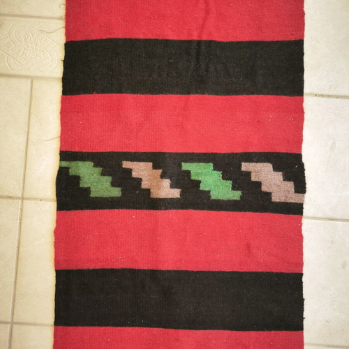 Traditional Woven Runner 60cm x 3.20m like new