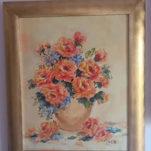 M. Kotti oil painting in frame 61.5x51.5 cm