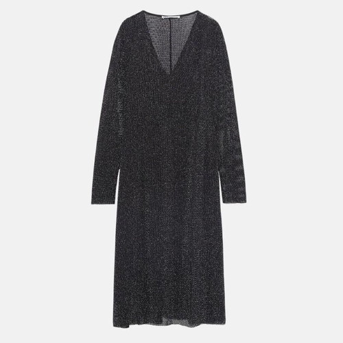 knee length dresses for ladies ZARA. Grey midi dress Tm – Hibuy market main image 0