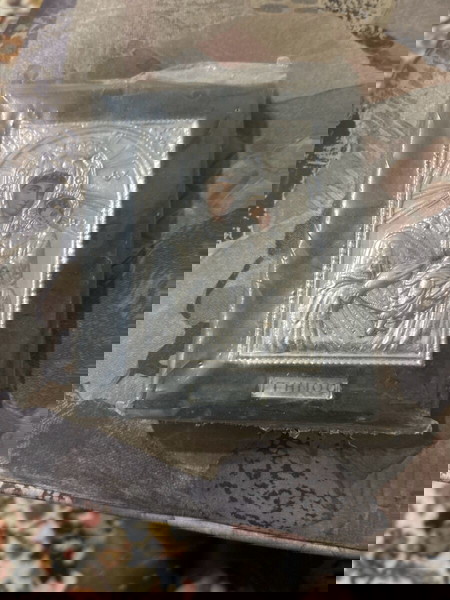 ξύλινη εικόνα Παναγίας από Τήνο