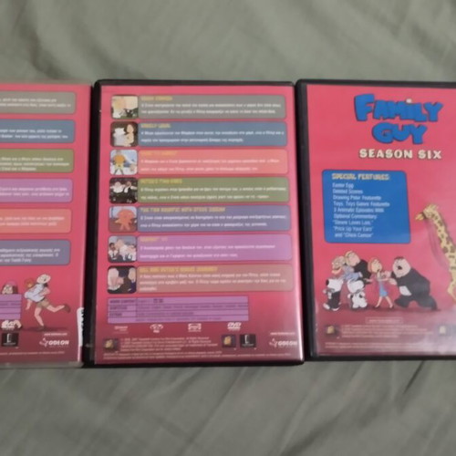 Family Guy DVD Season 6 like new with subtitles
