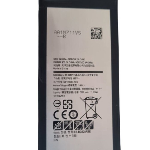 Replacement battery EB-BG928ABE 3000mAh for Samsung Galaxy S6 Edge Plus new