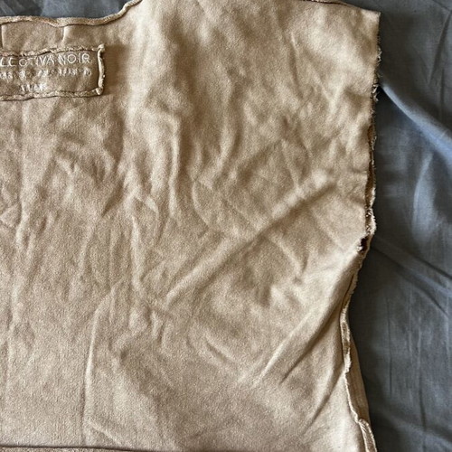 Collectiva Noir sleeveless crop top, beige, size M/L