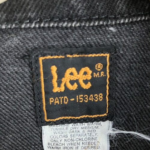 Lee denim jacket vintage used made in USA, size M