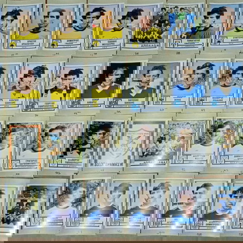 Panini Podosfairo 1980 1981 μεταχειρισμένα αυτοκόλλητα ποδοσφαίρου