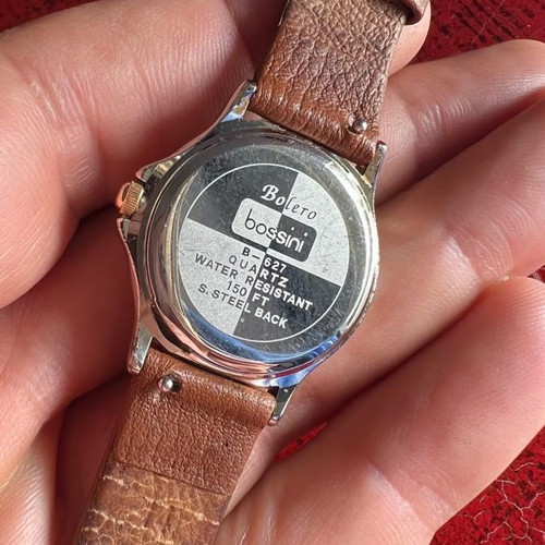 Bossini Bolero women's watch used with brown strap