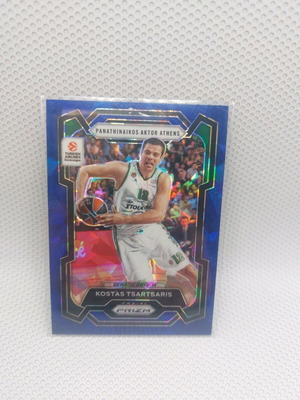 2023-24 Euroleague Prizm Костас Царцарис blue ice /125 като нов
