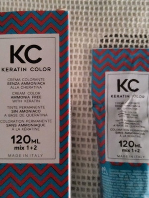 Faipa KC Keratin Color 12.00 Platino Naturale used, 30ml missing
