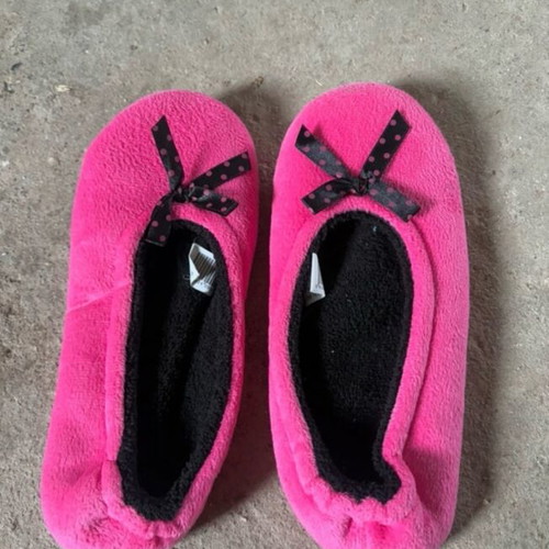 Pink slippers like new, size 36-37
