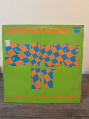 Limbomaniacs Shake It vinyl record used, hip-hop remix by Tim Simenon