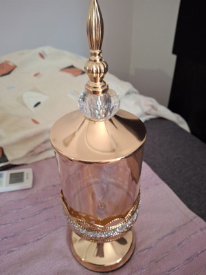 Decorative fondantier with lid new