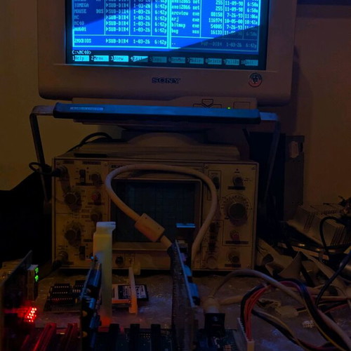 OTI VGA067 16bit ISA CGA/EGA/VGA 256kb graphics card used