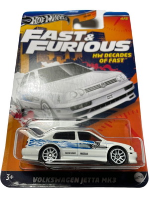 Hotwheels 2024 Volkswagen Jetta MK3 νέο Fast and Furious HW Decades of Fast #4/5