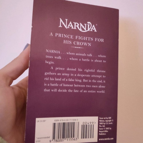 Prince Caspian βιβλίο 4 μεταχειρισμένο, Τα χρονικά της Νάρνιας, αγγλικά