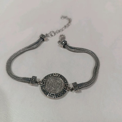 Silver 925 Byzantine bracelets new, set of two pieces