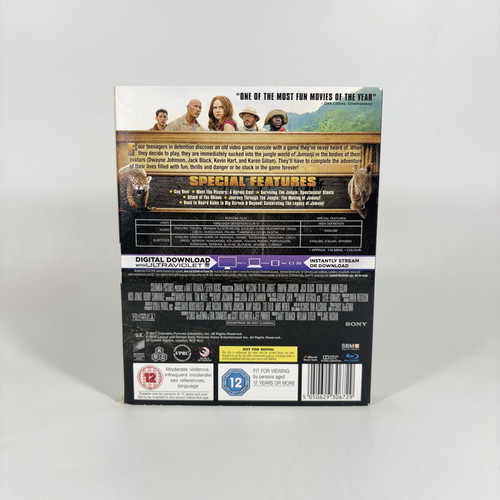 Jumanji Welcome to the Jungle Blu-ray like new with Greek subtitles
