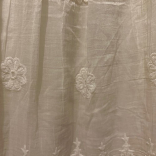 King Kong, white dress, size S, 70% cotton, 30% silk, with lining.