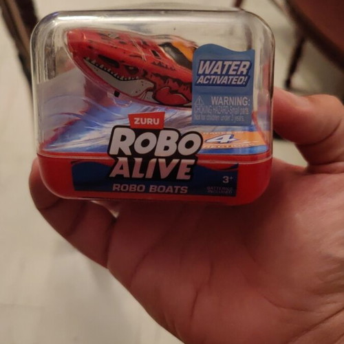 Zuru Robo Alive Robo Boats new interactive red robotic boat