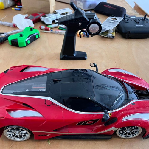 Ferrari toy car used without tires with remote control