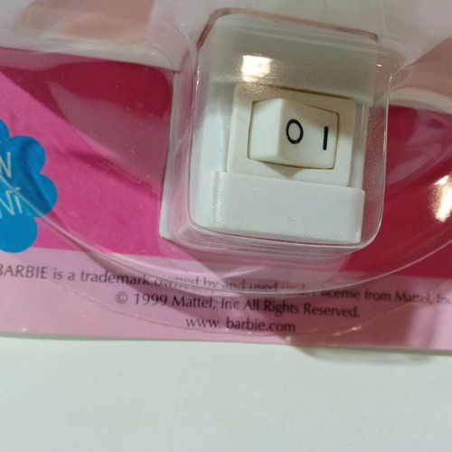 Mattel Barbie night light 1999 new European power 230V-50Hz