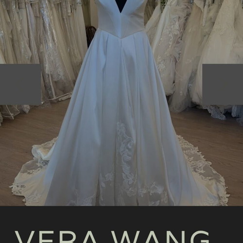 Vera Wang Wedding Dress like new, worn once, white, size L