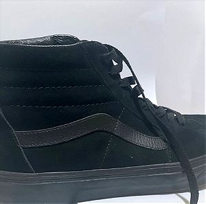 Vans skate shoes black leather men παπούτσια sneakers casual street wear decent sk8 παπούτσια καθημερινή χρήση σκεϊτ