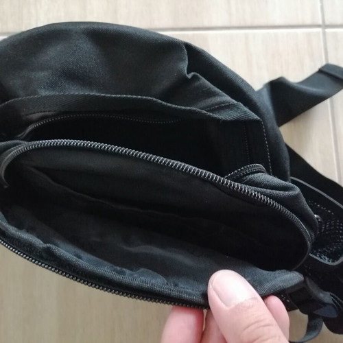 Polo black belt and waist bag like new