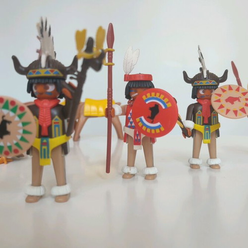 Playmobil Western Indians large set like new with accessories