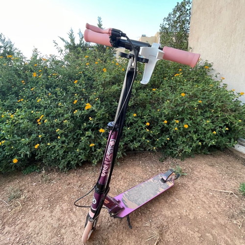 Children's folding aluminum scooter mid5 used with brake and suspension