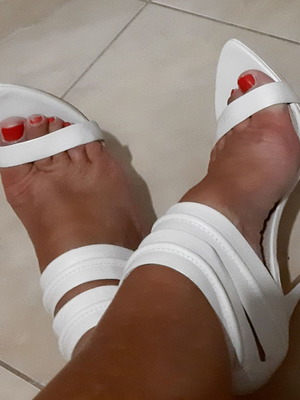 Zara white high-heeled sandals new, size 39-40, leather