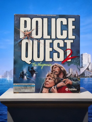 Police Quest II The Vengeance PC adventure game used, big box
