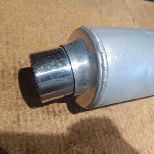 Honda CBR 400 RR exhaust muffler used with dent