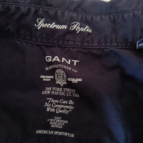 Gant Polpin shirt XL used, blue light fabric