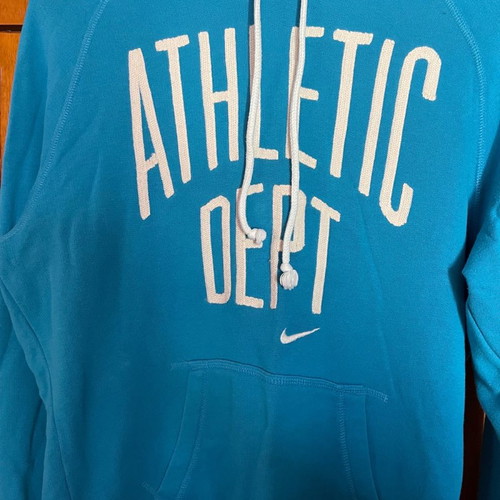 Nike hoodie sweatshirt size S used, light blue with hood