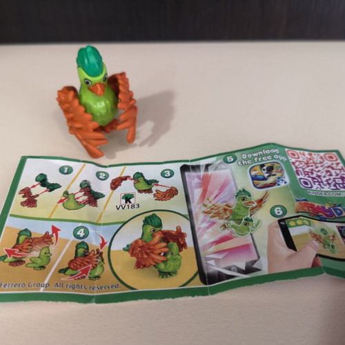 Kinder Surprise Turaco figure like new, Birds Family VV183