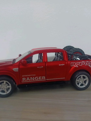 Αυτοκινητάκι Ford F350 Raptor μεταλλικό, καινούργιο, κόκκινο