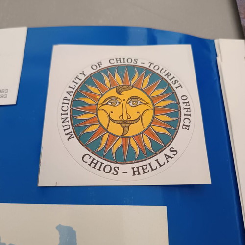 Municipality of Chios tourism office folder like new, 1990s