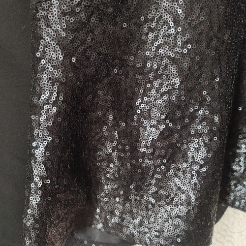 Italian jacket with sequins black, like new, size L