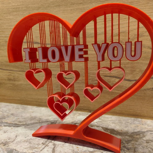 Valentine Heart String Art new, size 24x22 cm